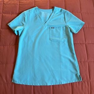 Figs Seaglass Catarina One Pocket Scrub Top